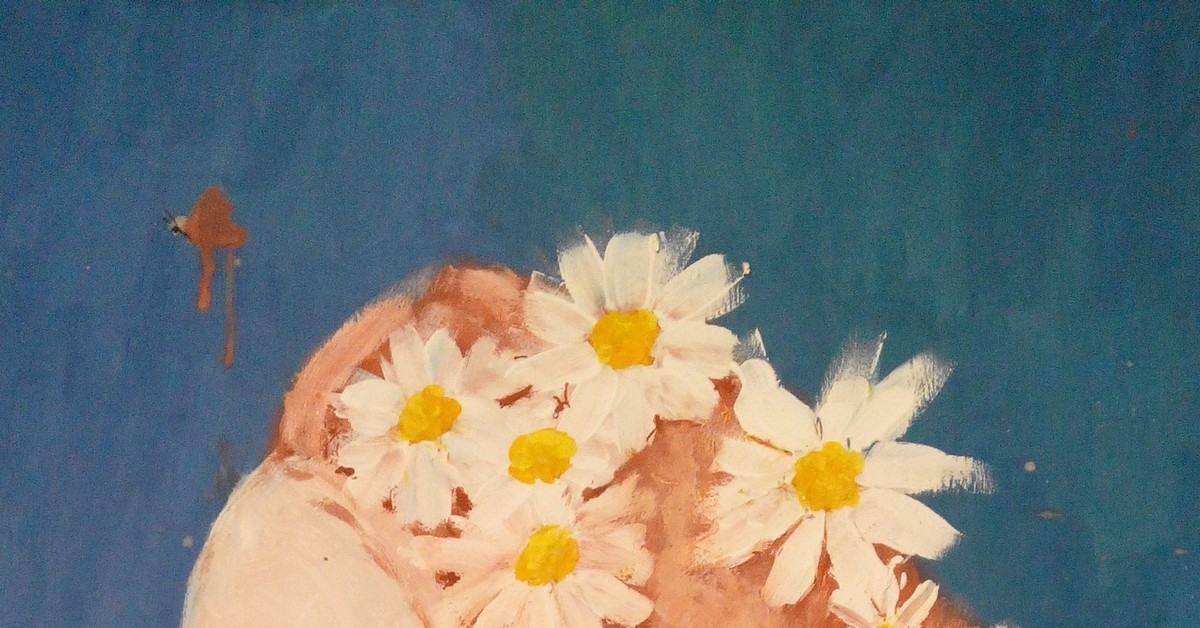 Портрет гуашью | Пикабу