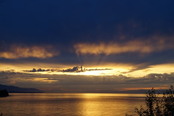 My sunset on Baikal - My, Sunset, Battle of sunsets, Baikal