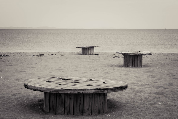 05/22/17 Bay Azure (Shamora) - My, Sea, Black and white, Walk, Loneliness, Nature, beauty, Serenity, Vladivostok