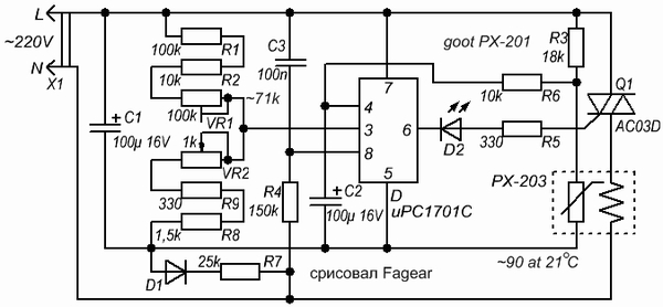 Ремонт паяльника goot PX-201 | Пикабу