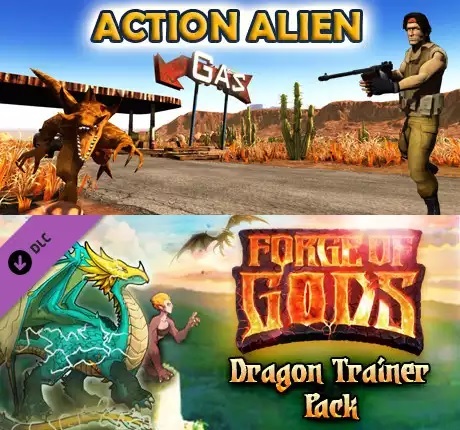 (STEAM) ACTION ALIEN () & FORGE OF GODS: DRAGON TRAINER PACK (DLC) Action alien, Forge of gods, Dragon Trainer pack, Steam, , Giveaway, Giveawayoftheday, Keyrex