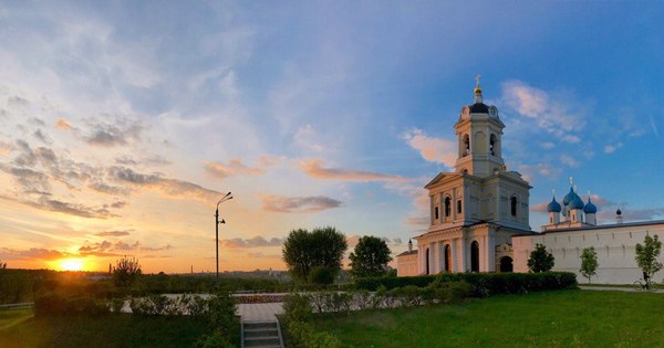 Sunset battle. - Battle of sunsets, Serpukhov, Monastery, , Sunset, The photo