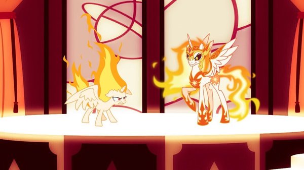 There are always two of them, teacher and student - My little pony, MLP Season 7, Daybreaker, Twilight sparkle
