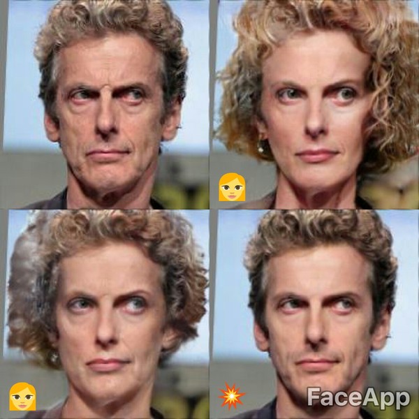 Meanwhile... - Faceapp, Doctor Who, , Doctor