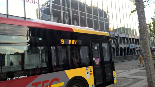 Bus in city Liege, Belgium - My, Bus, Humor, Go, The ultimate