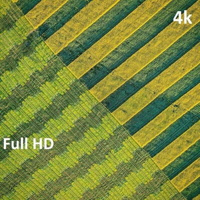     full HD  4K