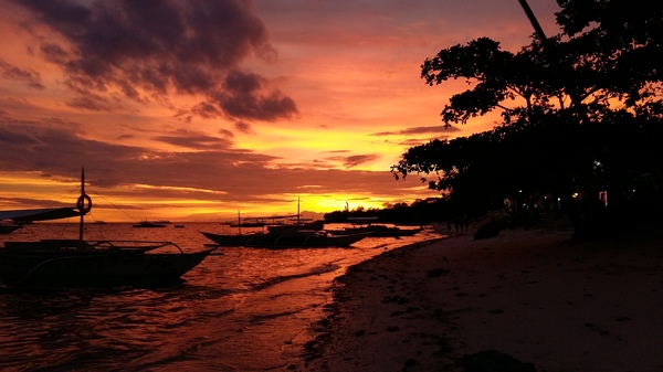 Sunset Battle, Panglao, Philippines - My, Battle of sunsets, Sunset, Philippines, Travels, Panglao