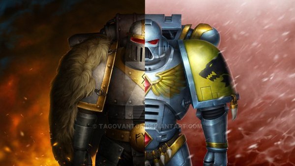 Times change, the essence is the same - Space wolves, Warhammer 40k, 