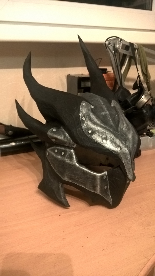 Skyrim Daedric helmet - My, Skyrim, The Elder Scrolls V: Skyrim, Daedra, Longpost