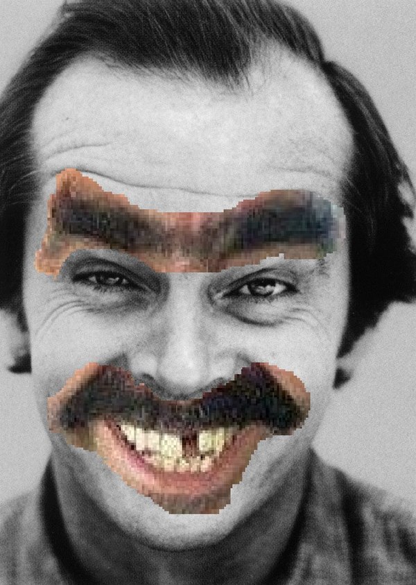 Meet Tajik Nicholson - My, The photo, Photoshop master, Monobrow, Jack Nicholson