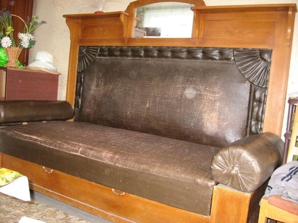 The story of an antique sofa - Rarity, Find, Repair, Padding, , Not mine, Text