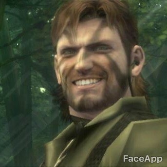 FaceApp Метал Гир - Компьютерная графика, Снейк, Длиннопост, Metal Gear