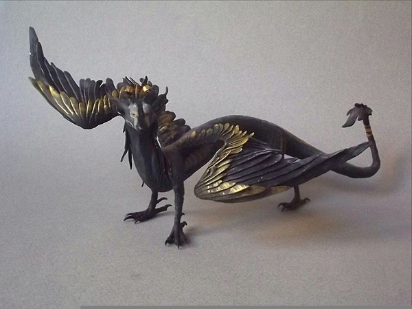 Привет, Пикабу! Лепка, Полимерная глина, Крылья, Ручная работа, Фэнтези, Темное фэнтези, Dragon Age, Длиннопост