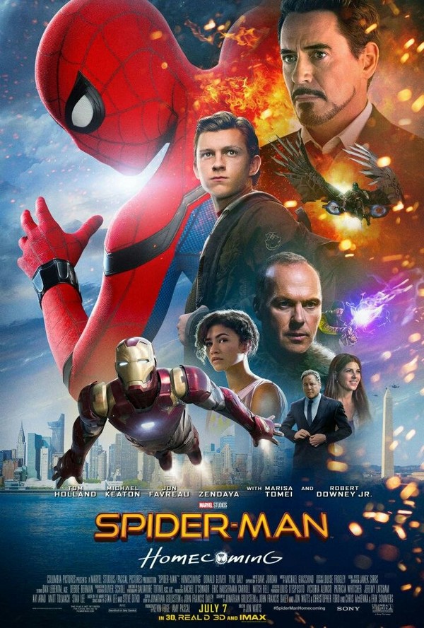 Poster from Marvel - Poster, Marvel, Spiderman, iron Man, Robert Downey the Younger, Characters (edit), Trainee, Photoshop master, Longpost, Robert Downey Jr.