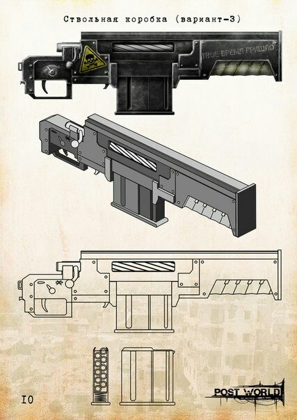 Concept art from domestic POSTWORLD developers - My, Steam, Concept Art, Development of, Fallout, Weapon, Computer games, Stalker, Longpost