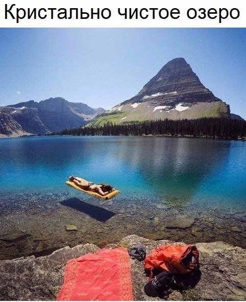 Crystal clear lake. - Lake, Purity