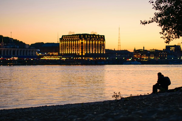 Another sunset - My, The photo, River, Sunset