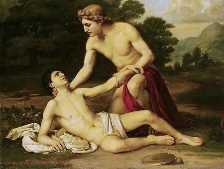 Apollo and Hyacinth - Myths, Apollo, Losers, Gays