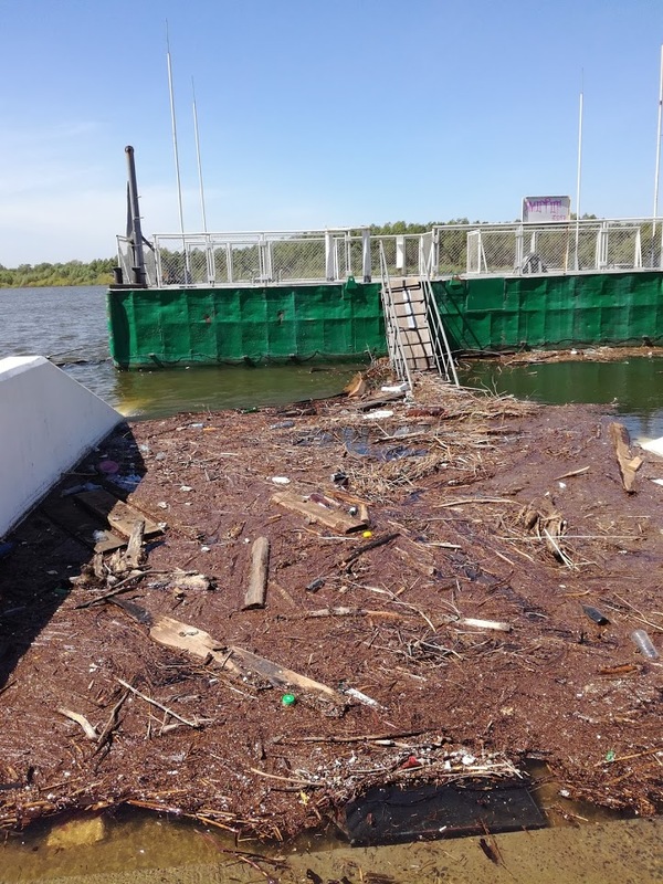 Welcome aboard! - My, Omsk, Embankment, Garbage, Longpost