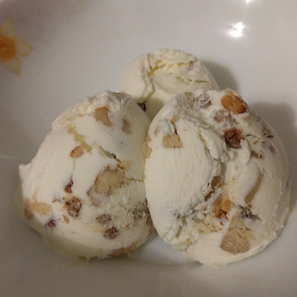 My attempt at homemade ice cream - My, Ice cream, , Thank you