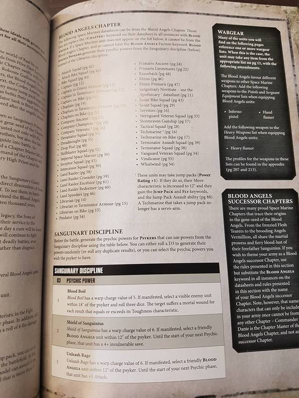 Index Astartes Blood Angels - My, Wh News, Warhammer 40k, 8th Edition, Blood angels, Longpost, 