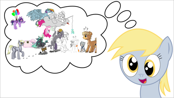 :  (?) -MLP, My Little Pony, Derpy Hooves