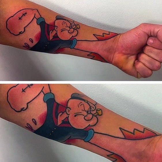 Popeye 3D Forearm Fist