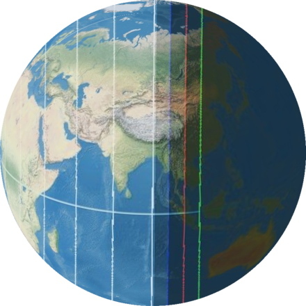 Contours of the height of the sun in different projections, or Where to send a flat earther, if you come across such - My, The sun, Flat land, Educational program, Planet Earth, Longpost