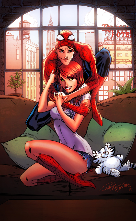 Spidey and MJ DeviantArt, , , Marvel, -