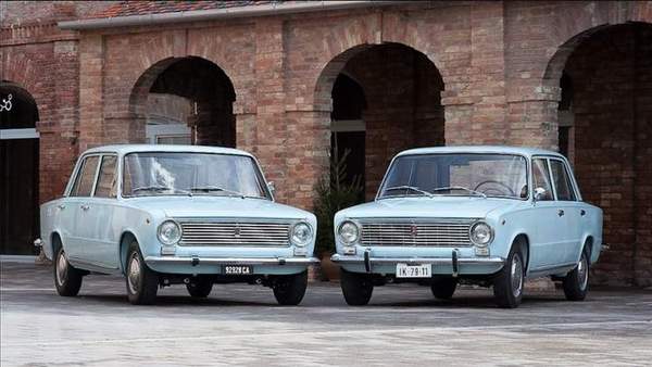 Fiat 124 and Lada 2101 - Auto, Lada, Fiat