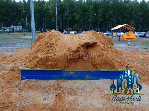 Chelyabinsk children are so severe... - Chelyabinsk, Sandbox, Town, The park