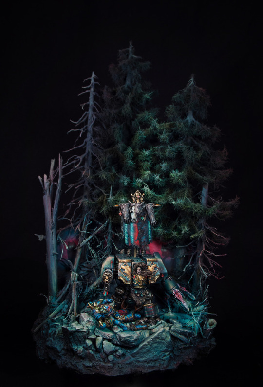 Bjorn the Fell-Handed - Warhammer 40k, Wh miniatures, Diorama, , Dreadnought, Modeling, Longpost