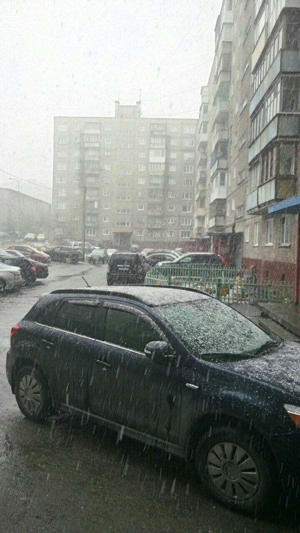 June 2 in Murmansk... - My, Murmansk, Weather, Summer, Humor, 