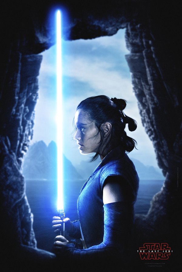 Art poster for Star Wars: The Last Jedi - Movies, Star Wars, Poster, Daisy Ridley, Jedi, Ray, Rey