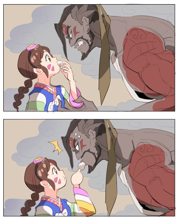 D.va and Hanzo Dva, Hanzo, Overwatch, Anime Art