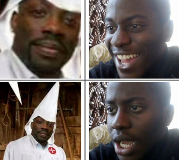 A bit of black humor - Black humor, Ku Klux Klan