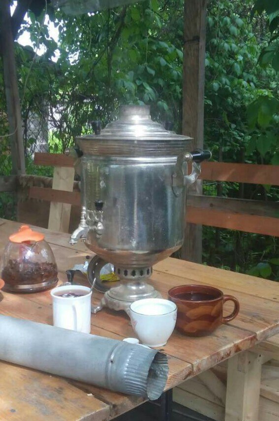 Good morning - My, Samovar, Good morning, Tea drinking, Good mood, Longpost