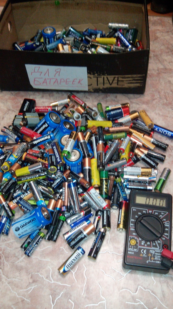 Life hack: free batteries. - My, Life hack, Saving, Cunning, Battery