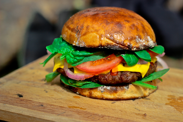 Spinach Burger - Cheeseburger, Burger, My, , Video recipe