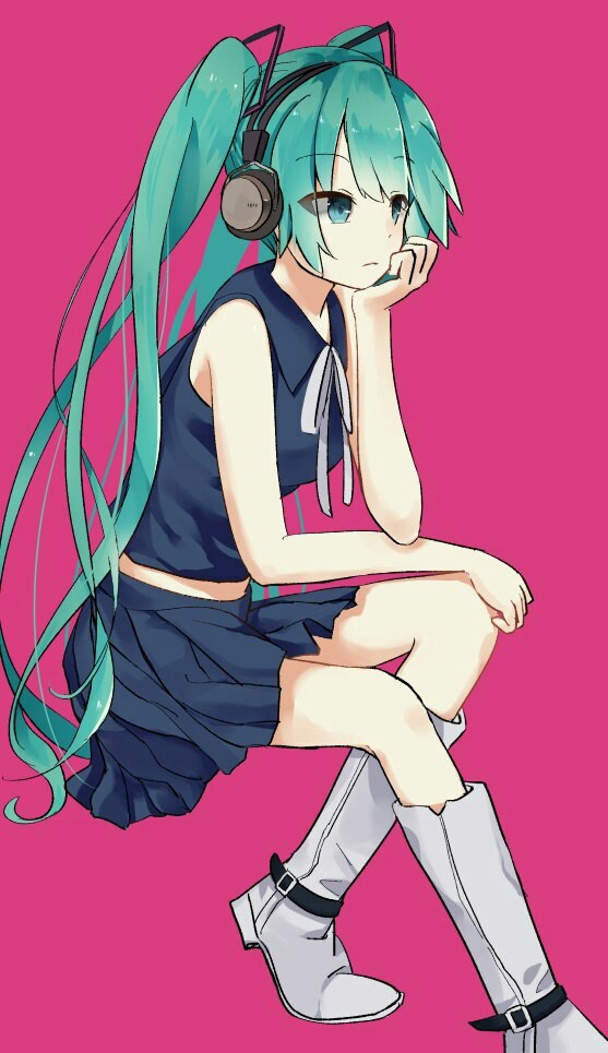 Hatsune Miku - Hatsune Miku, Vocaloid, Anime, Art, Longpost