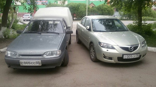 The cars belong to the same owner. - My, Coincidence? do not think, Как так?, How?