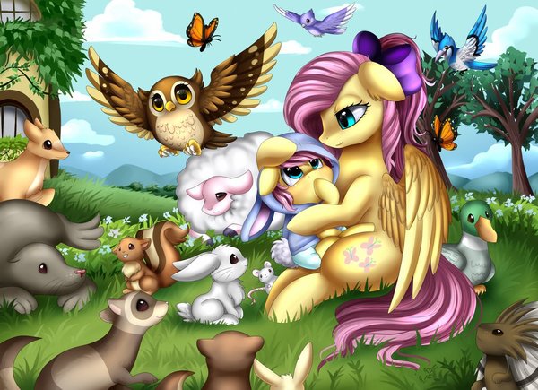 Флаттершай - My Little Pony, Fluttershy, PonyArt