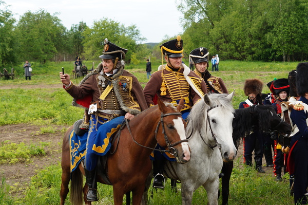 Hussar selfie - My, Historical reconstruction, Reconstruction, Patriotic War of 1812, Selfie, Hussars, Horses, My