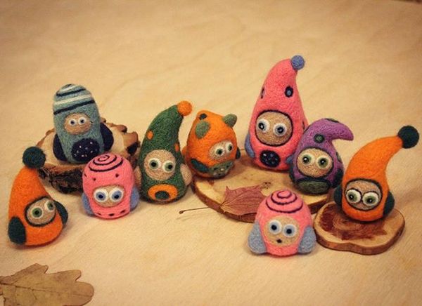 felt toys - My, Felt, , Wool toy, Needlework, Crafts, Presents, Handmade, With your own hands