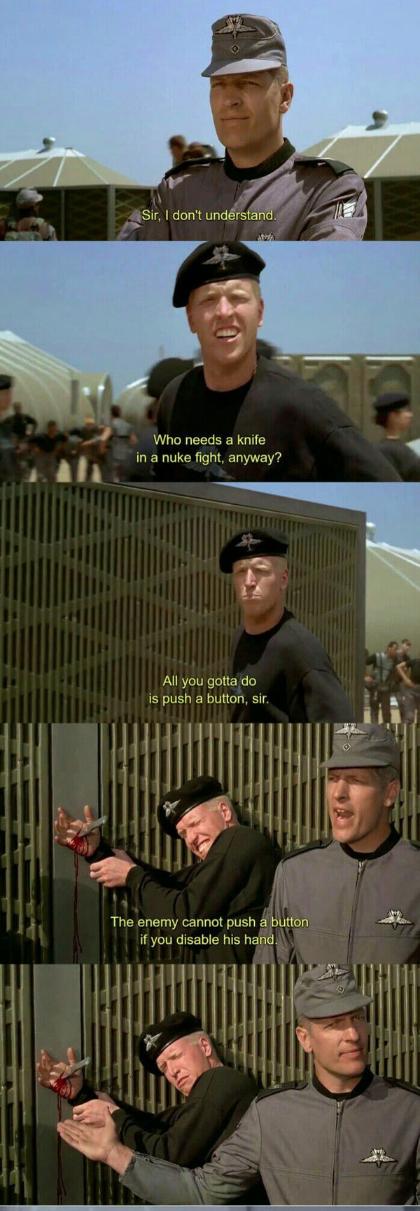 He's not wrong - Starship Troopers, Officers, Nostalgia, Dialog, Longpost