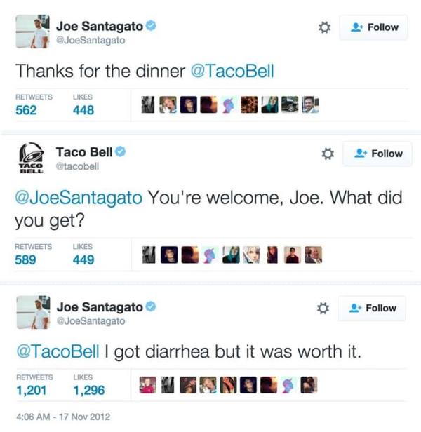 It was worth it - Taco Bell, Twitter, Diarrhea