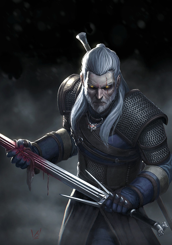 Geralt of Rivia - Witcher, Geralt of Rivia, Art, 