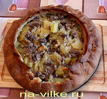 Zur-balish - Meat, Гусь, Food, Recipe, Pie, Tatarstan, Longpost