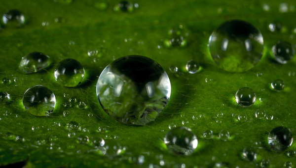 After the rain - My, Macro, Drops, Rain, Leaves, Grass, Macro photography