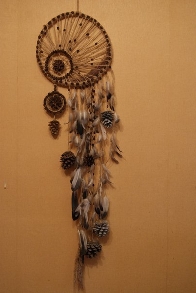 Dreamcatcher - My, Dreamcatcher, Needlework, To your judgment, Longpost